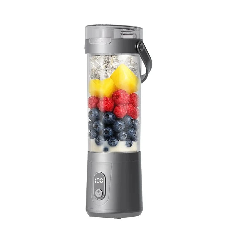 Portable Mixer 600ml 12 Blades Household Fruit Cup Smoothie Mixer USB Rechargeable Smoothie Mixer Personal Juicer kitchen Tools